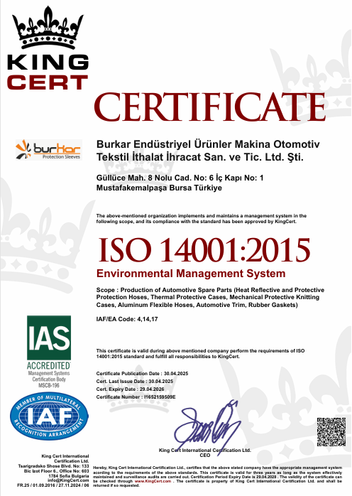 Quality Certificates